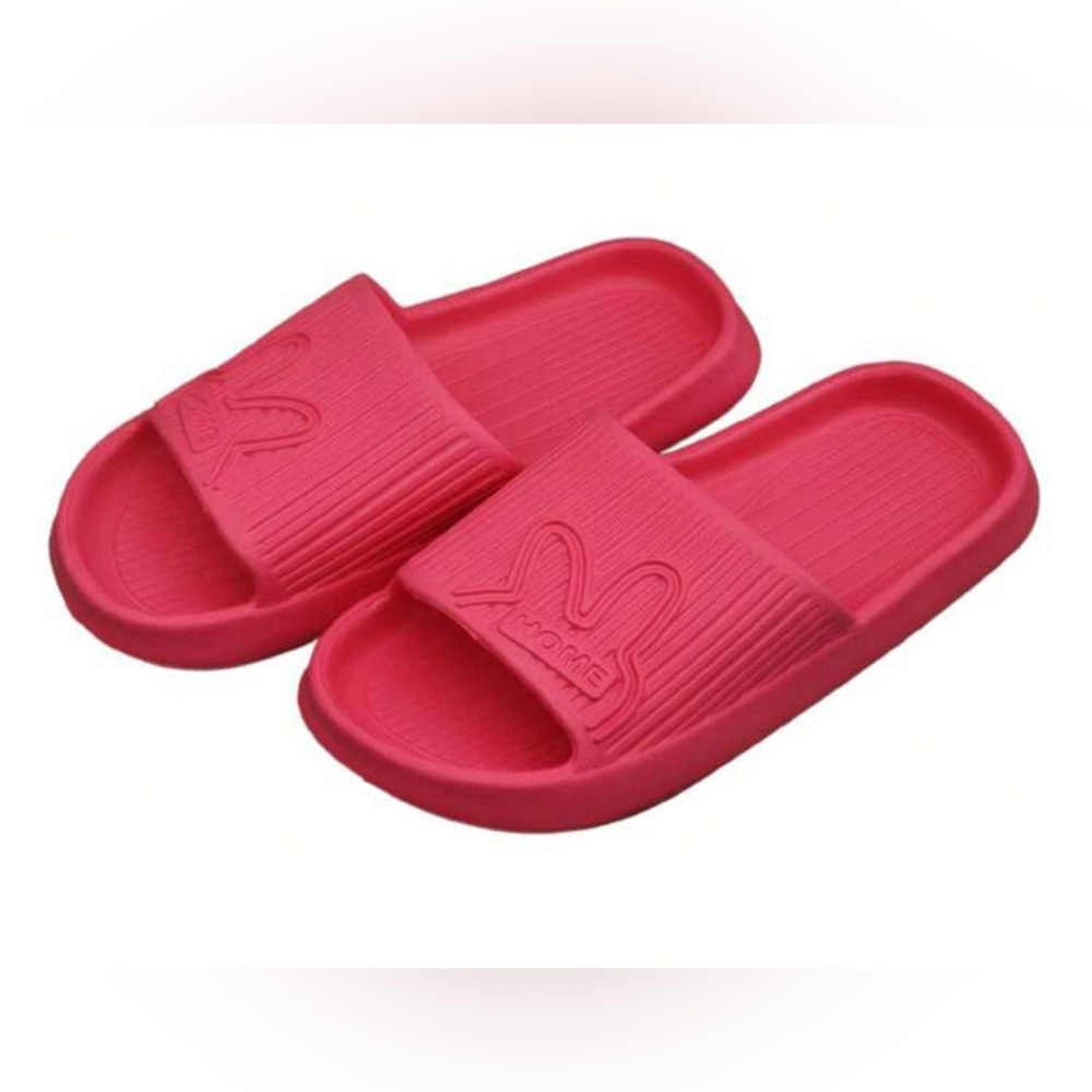 Women’s pink slider sandals